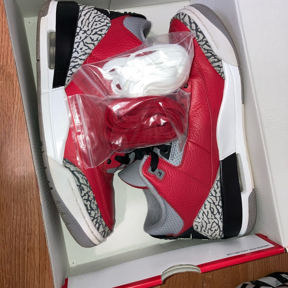 Red retro Jordan 3s